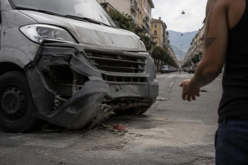 Incidente in via Garibaldi, vittima una bimba di 5 anni