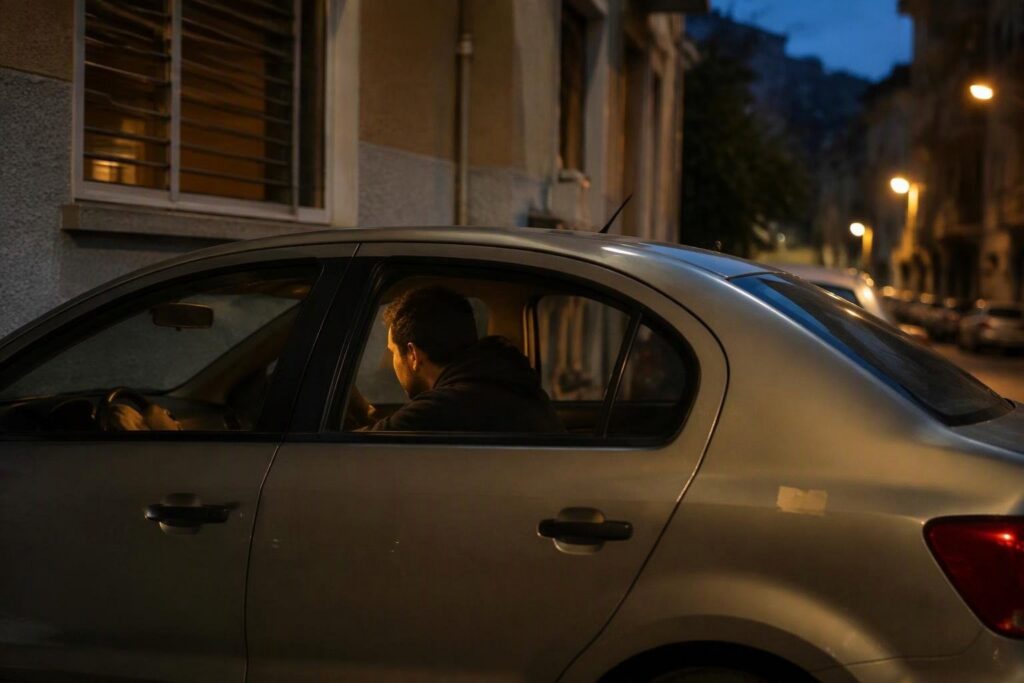 Coltelli e nastro adesivo nella macchina di un molestatore a Trento