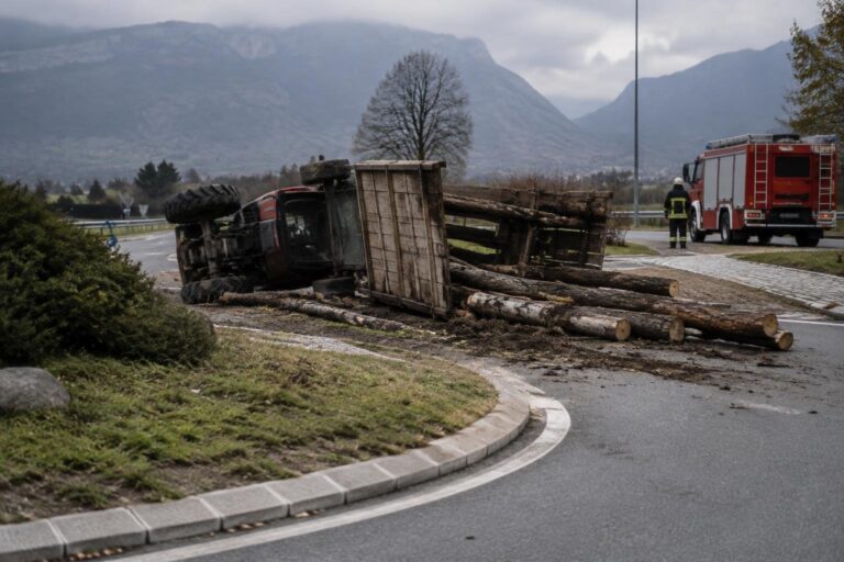 Incidente con trattore su SP 64: risposta dei pompieri di Mezzolombardo