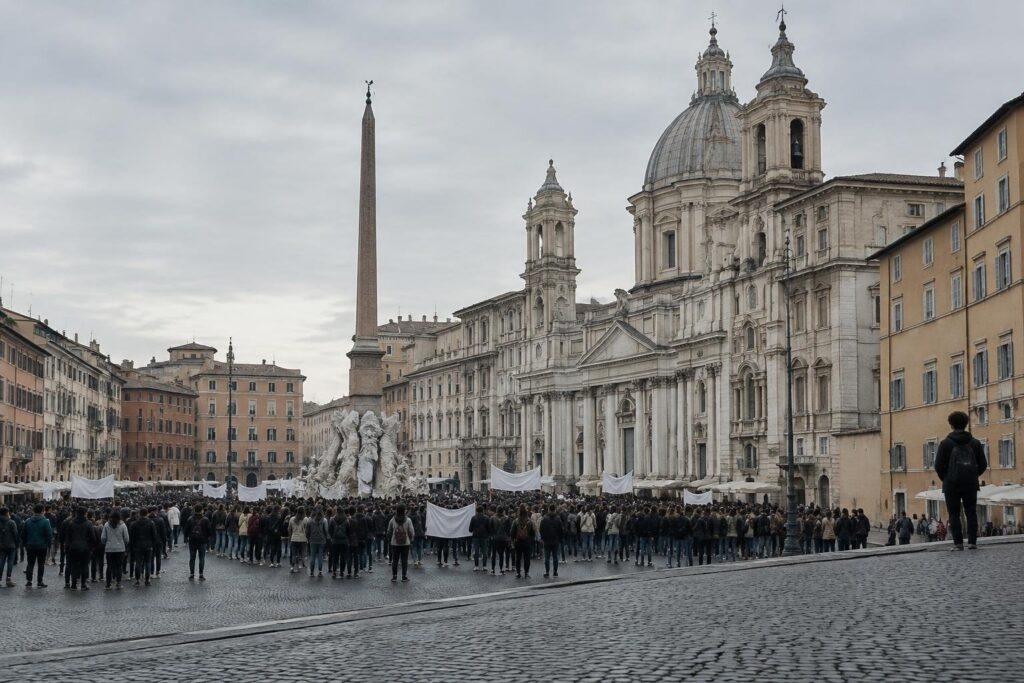Le proteste studentesche e dei camionisti scuotono le città italiane