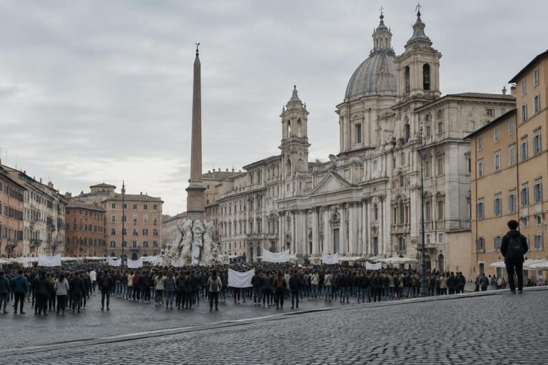 Le proteste studentesche e dei camionisti scuotono le città italiane