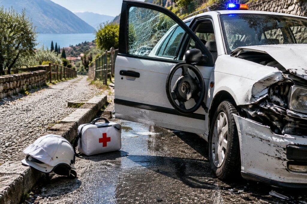 Riva del Garda, incidente in zona Varone: 43enne in ospedale