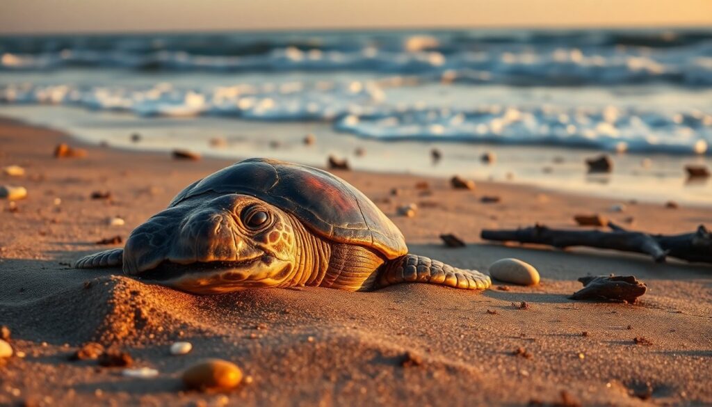 Carcassa di tartaruga sulla spiaggia di Grado: segnalazione e verifiche in corso