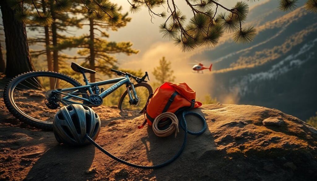 Ciclista 48enne si schianta sullo sterrato a Monrupino: soccorso alpino e elisoccorso intervenuti