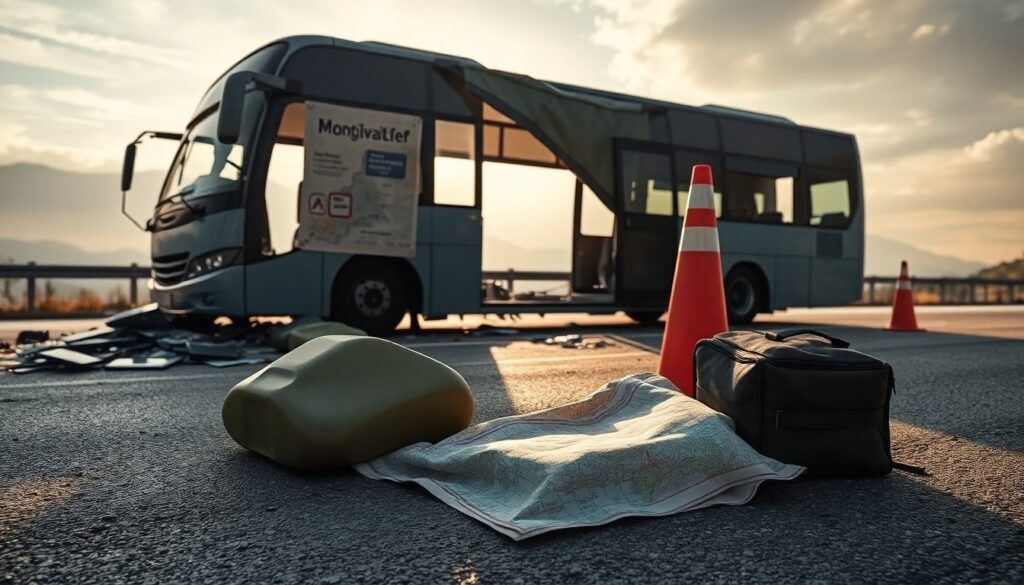 Incidente a Predjama: minibus con turisti turchi si ribalta, due trasferiti a Lubiana