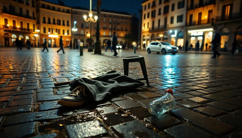 Scontro di gruppo a Piazza Garibaldi: spranghe, vetri e indagini in corso