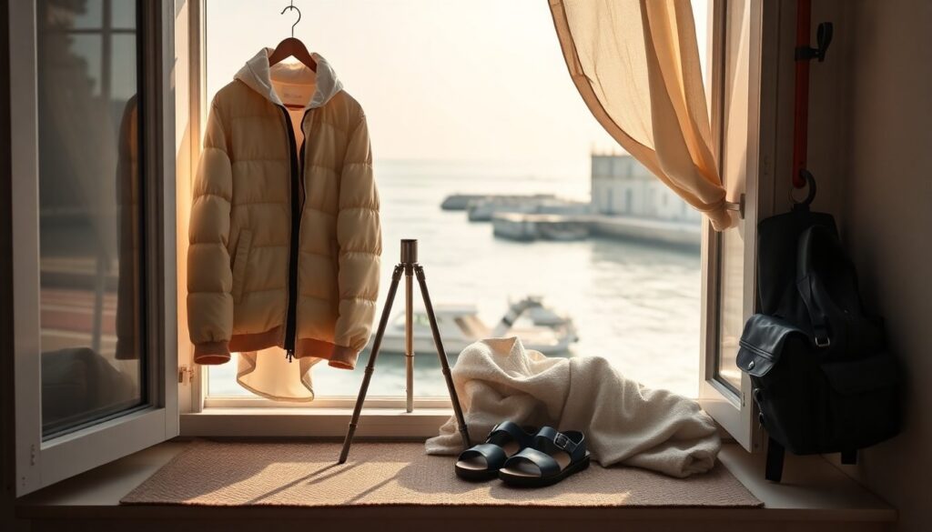 Abbigliamento estivo a Trieste: capi anti-bora, layering e scarpe con grip