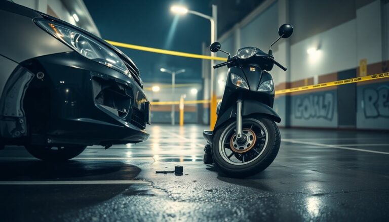 Incidente a Borgo San Sergio: scooter contro Mercedes vicino a Sushi amabile