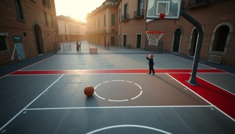 Trieste celebra l’inaugurazione del campo da basket firmato Jordan in Piazza Carlo Alberto