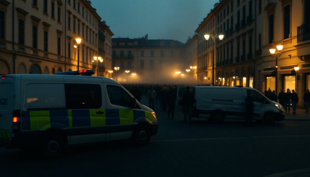 Trieste: uomo insegue manifestanti con furgone, fermato dalla polizia