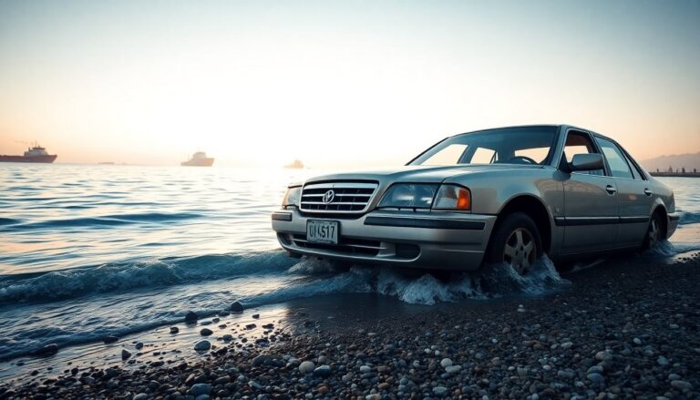 Quattro giovani salvati dopo il tuffo in mare con l’auto a Sistiana