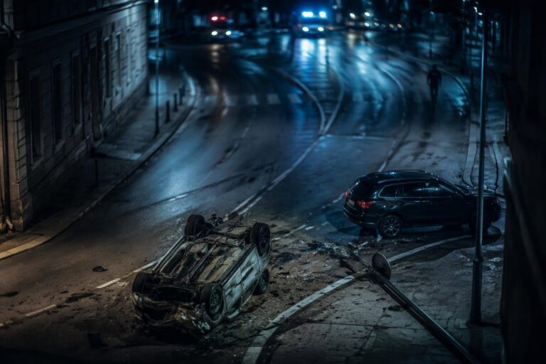 Cinque feriti lievi dopo il tamponamento a Trieste, una vettura ribaltata