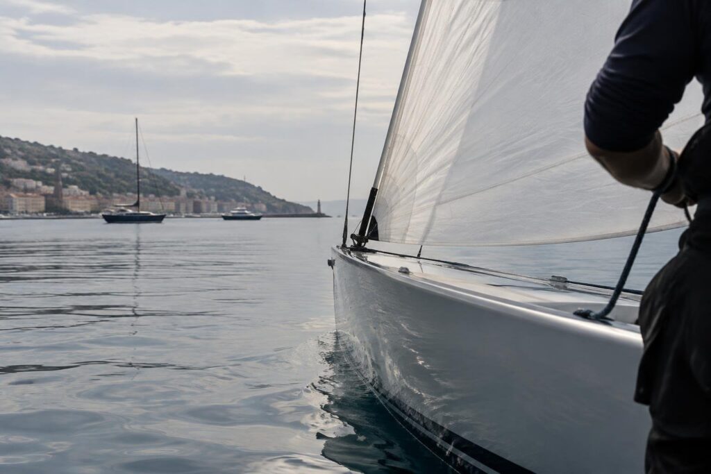 Barcolana 58: l’Andrea Doria di Imperia tra coperta e macchine