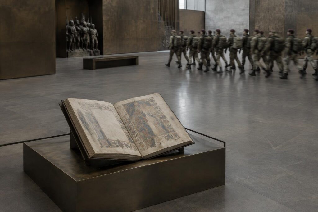 La Fondazione Scriptorium dona una Bibbia di Gutenberg alla Folgore