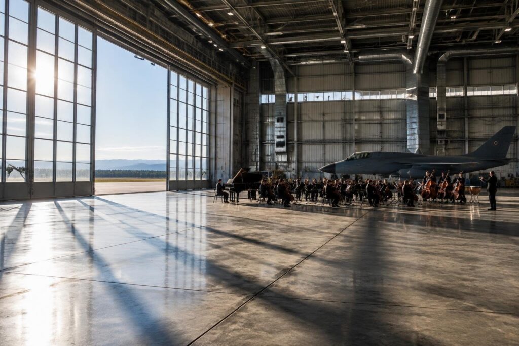 Orchestra NordEst Sinfonia al 2° Stormo per ‘A Symphonic Flight’