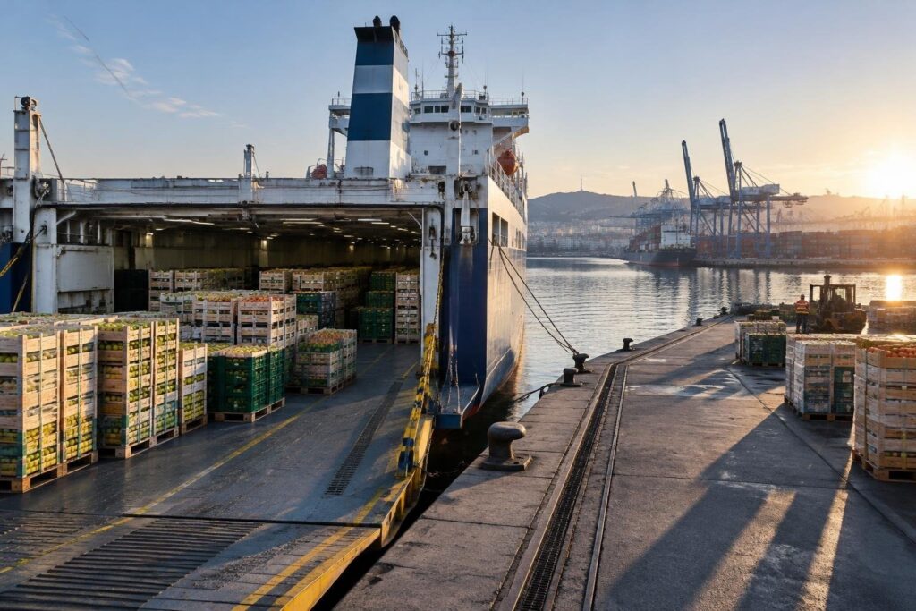 Porto di Trieste registra +31% traffico ortofrutticolo e amplia ro-ro per l’Egitto