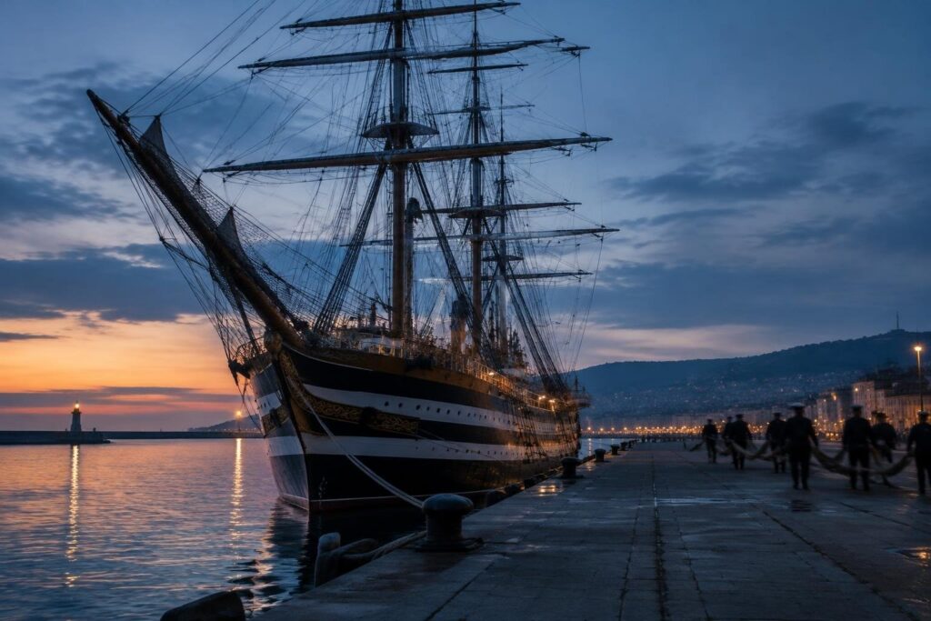 Trieste accoglie la Amerigo Vespucci e il ritorno dei figli di reduci