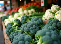 Verdure crucifere come broccoli e cavolfiori
