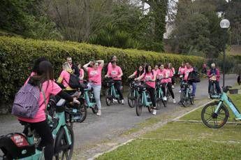 prevenzione a roma la pedalata del policlinico campus bio medico contro il tumore al seno 2