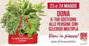 settimana nazionale della sclerosi multipla tornano le erbe aromatiche aism in 500 piazze 2
