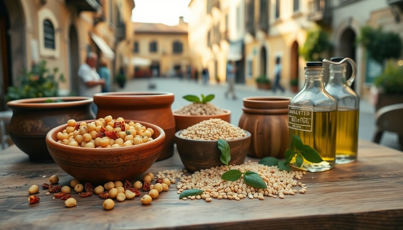Dieta della longevità sarda: legumi, cereali integrali e verdure per chi vive in città