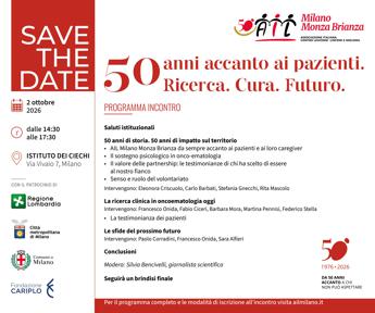 tumori ail milano monza brianza celebra 50 anni accanto ai pazienti oncoematologici 2