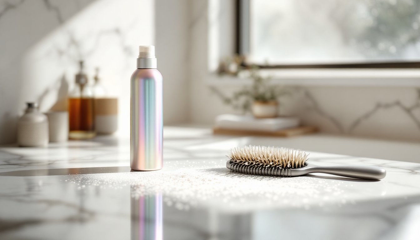 Come rinfrescare la frangia in 3 minuti con shampoo secco