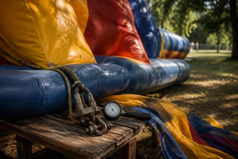 Gonfiabili e giochi all’aperto: regole anti vento per la sicurezza dei bambini