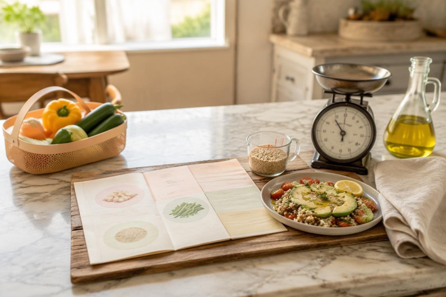 Meal prep estivo: tabelle porzioni, spesa smart e ricette sotto 450 calorie