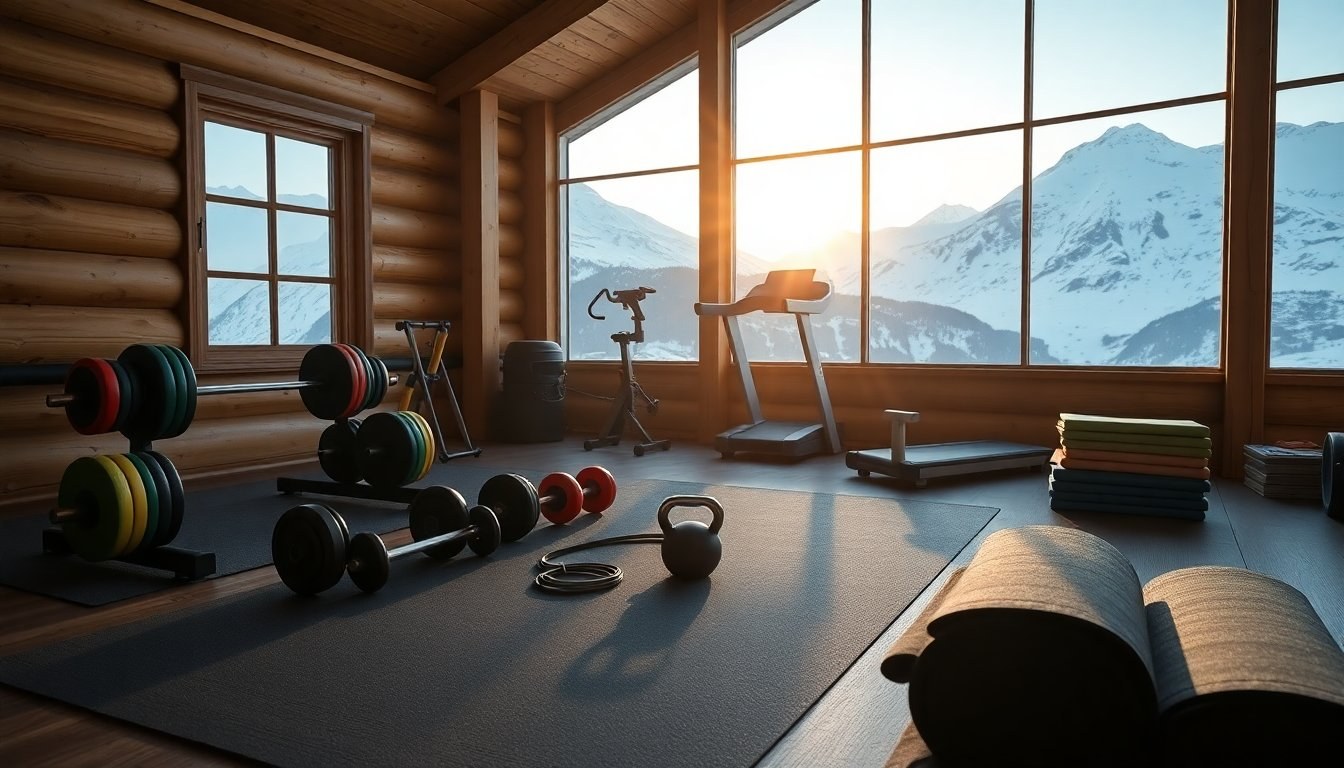 Palestra ben attrezzata al Camping Resort Zugspitze: scopri gli attrezzi disponibili