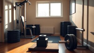 Palestra domestica compatta con leg press e pacco pesi 100 kg ideale per home fitness