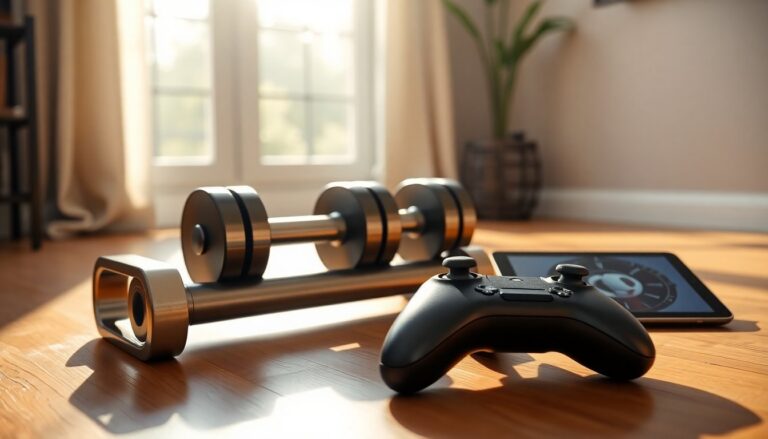 Programma 30-40 minuti a casa con game-fitness e pesi liberi