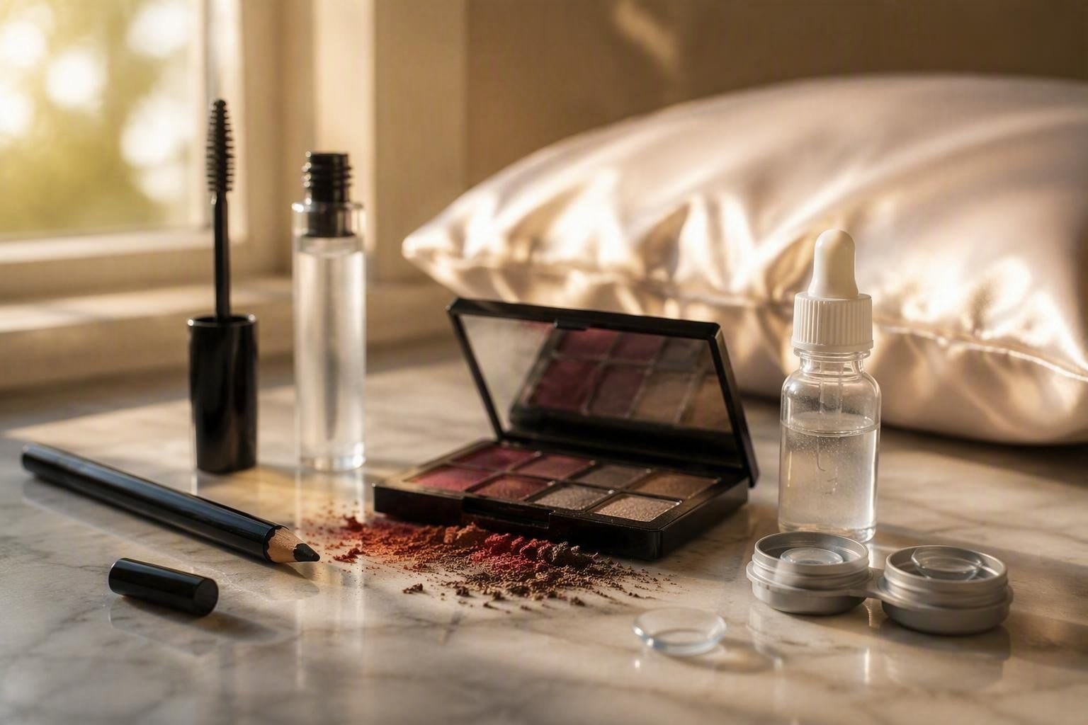 Come il trucco può influenzare la salute degli occhi e peggiorare l'occhio secco