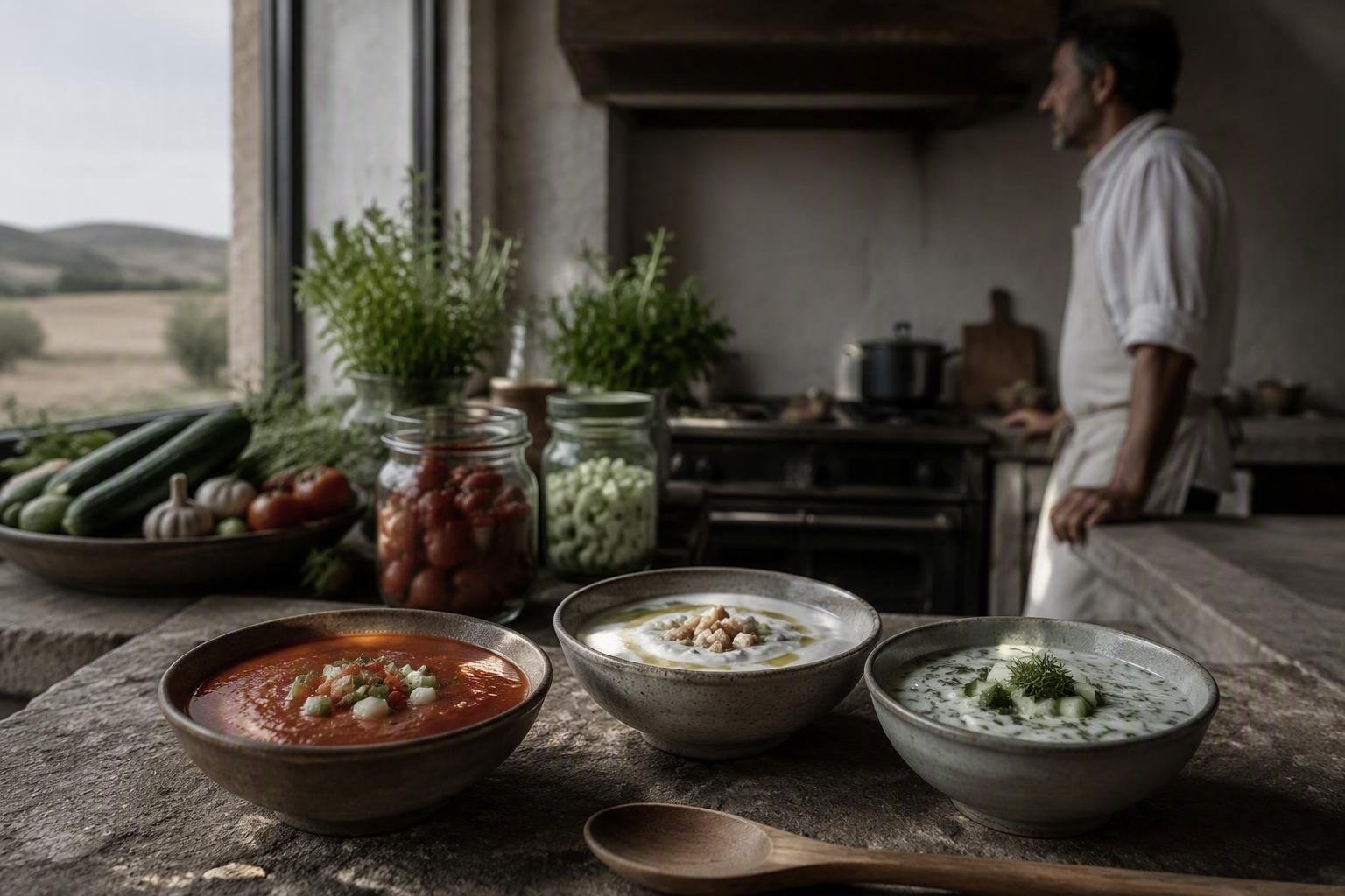 Gazpacho, ajo blanco e tarator: le zuppe fredde per l'estate