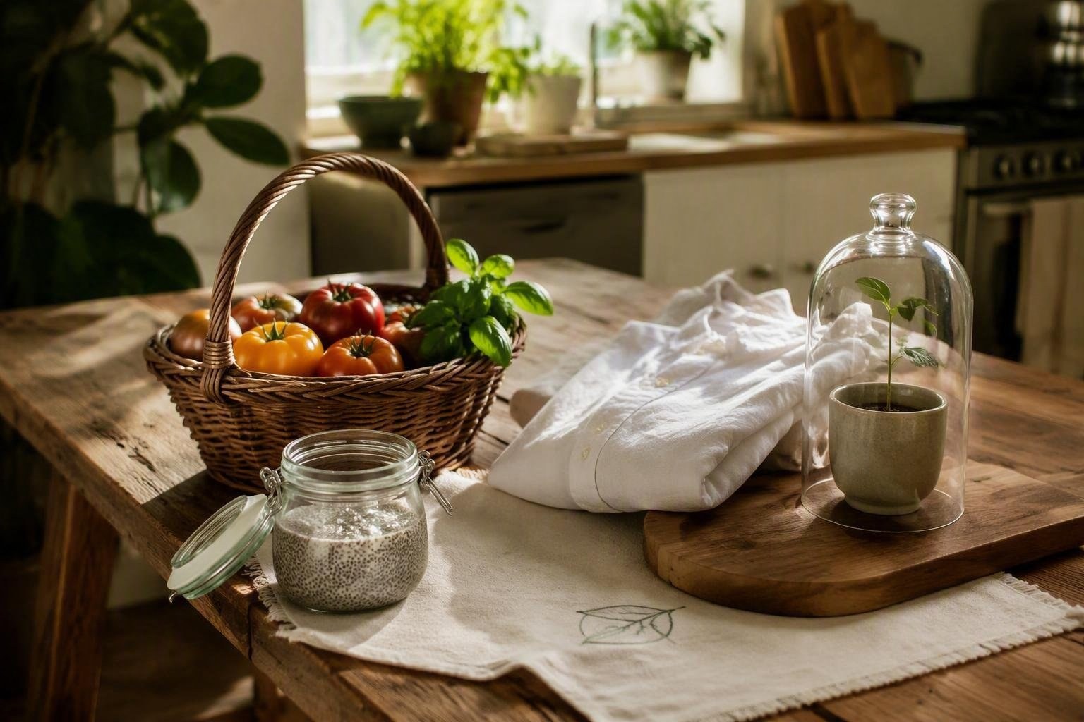 Scegliere cibo e moda a basso impatto: materiali, certificazioni e budget