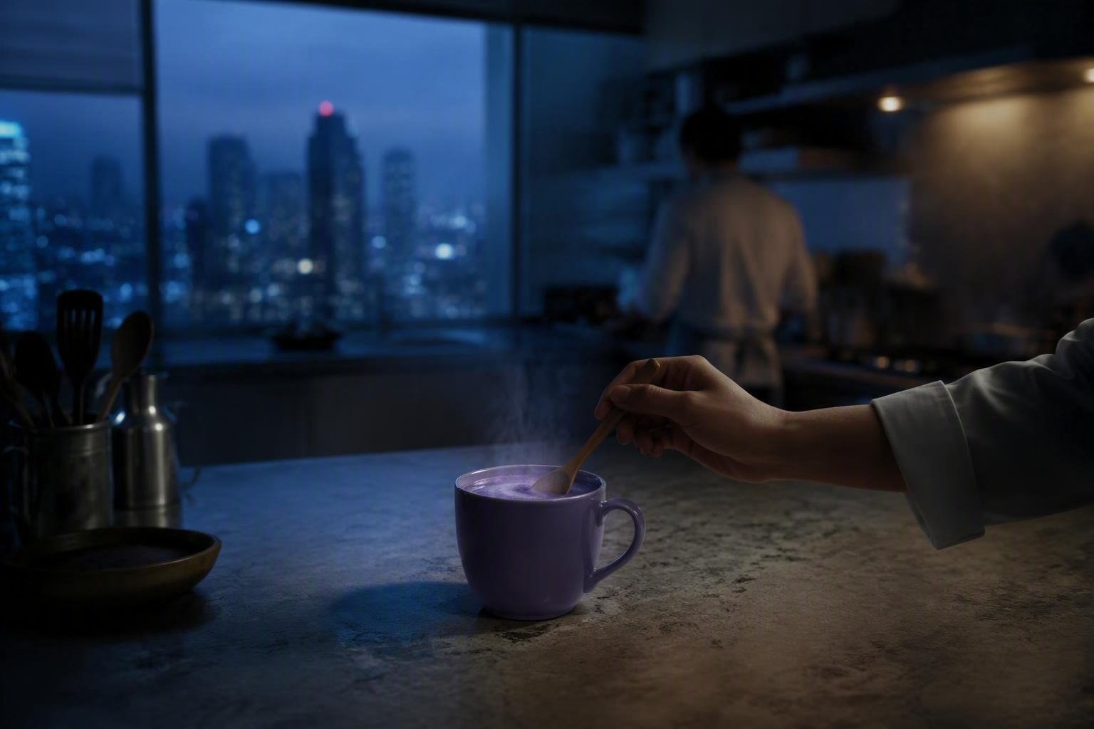 Scopri l'ube latte: la bevanda viola ricca di benefici