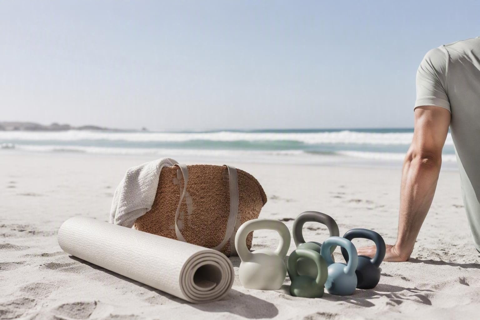 Workout in spiaggia: come allenarsi senza rischi sotto il sole