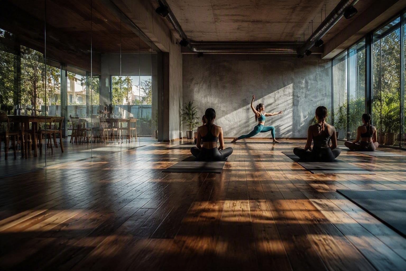 Lezione di yoga vinyasa con Gaia Bertoli e cocktail al Gres Café