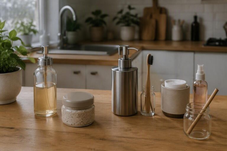 Routine skincare sostenibile: essenziale, ricariche e zero sprechi