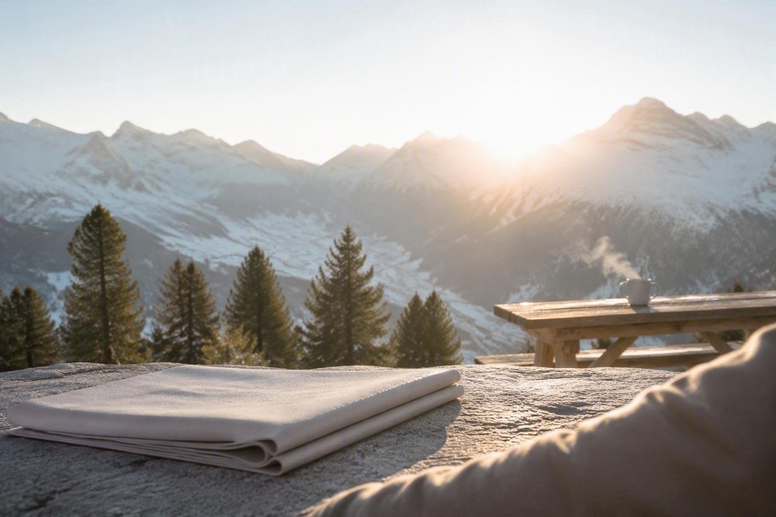 Yoga in montagna a Livigno: pratica al sorgere del sole