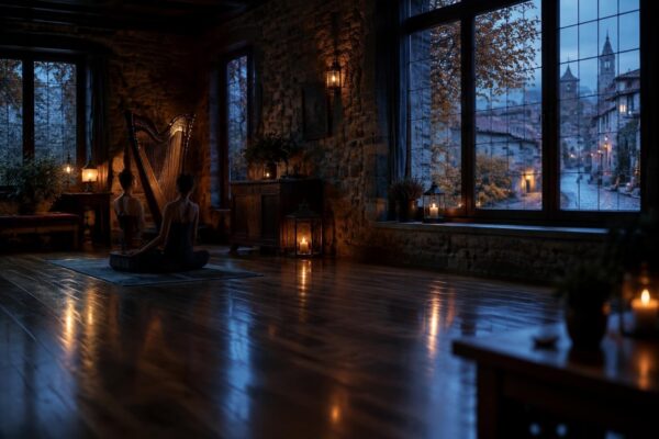 Hatha yoga con arpa: scopri l’Autumn Flow gratis a Coperchia