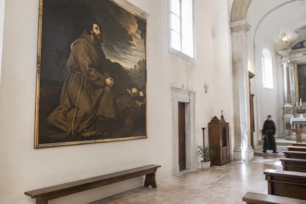 Il dipinto di Caravaggio “Francesco in meditazione” sotto esame