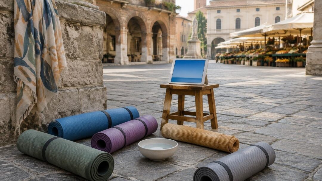 Lezione di yoga gratuita in piazza della Frutta a Padova