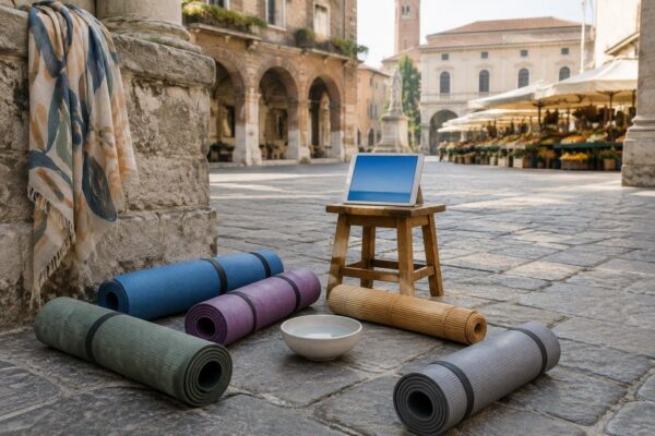 Lezione di yoga gratuita in piazza della Frutta a Padova