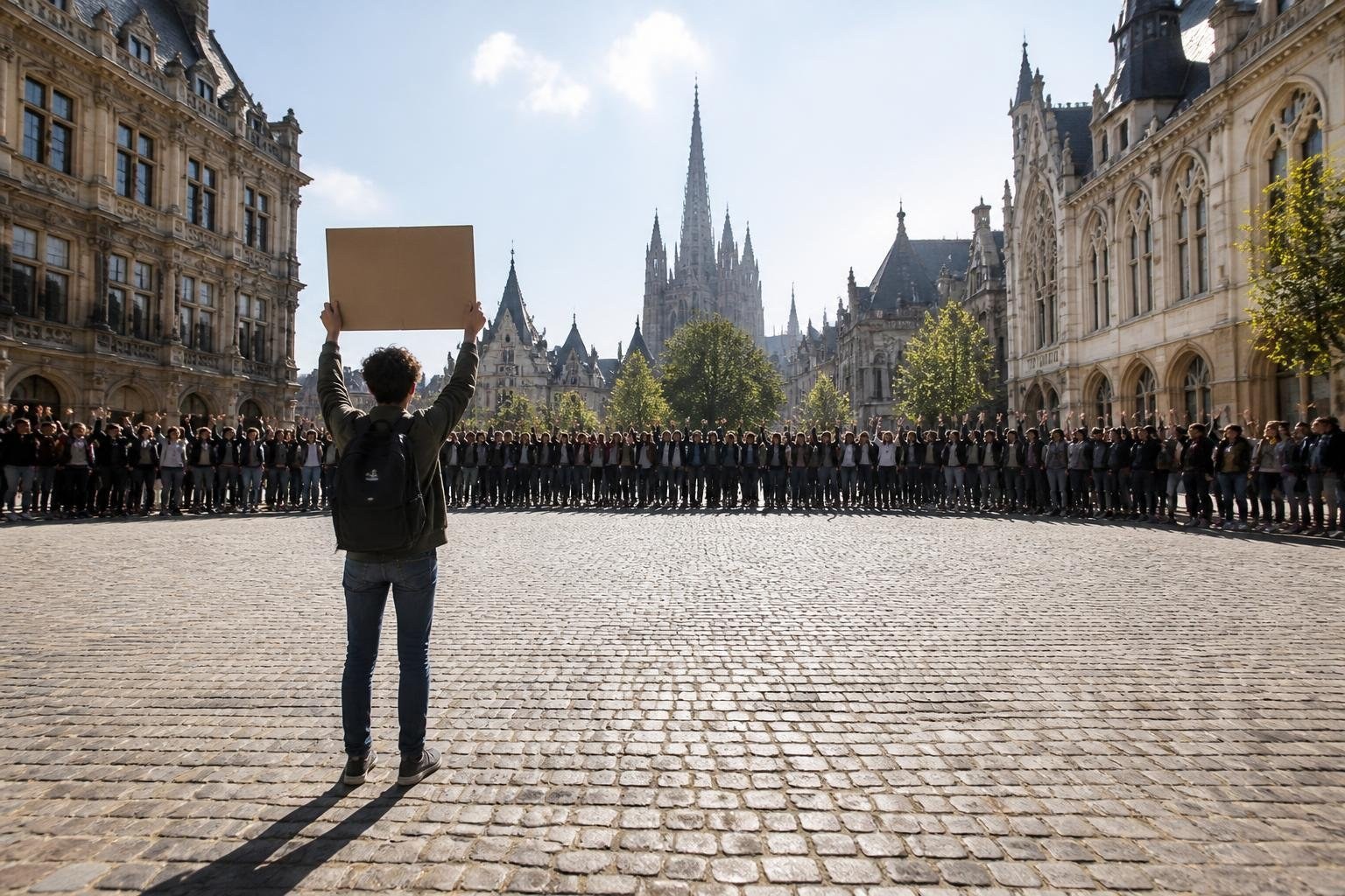 Studenti francesi scendono in piazza, chiedono 10 miliardi allo Stato