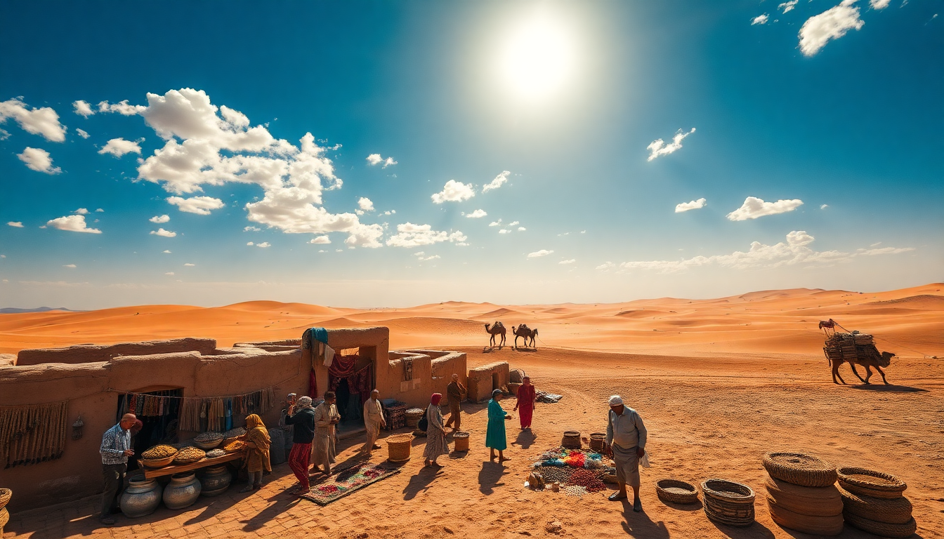 Analisi approfondita di Sand e il commercio nel deserto