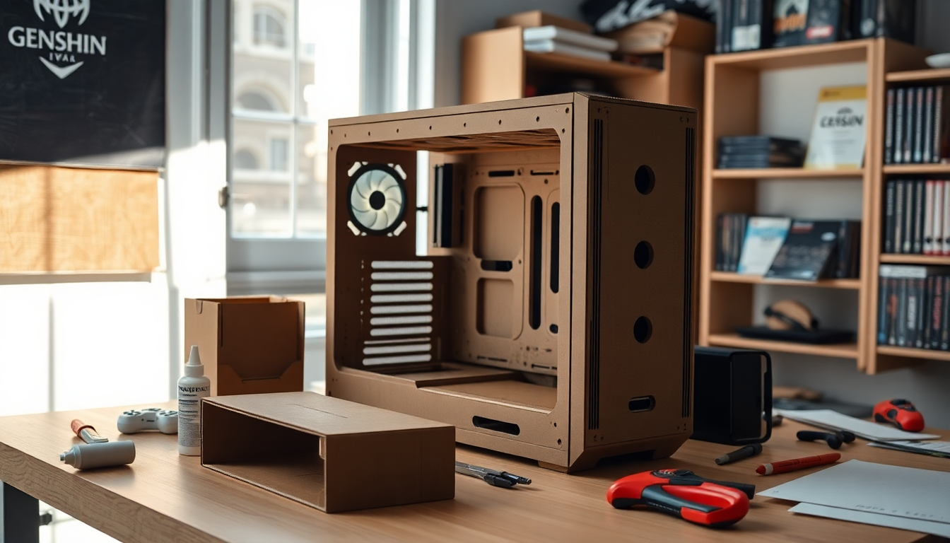 Creare un pc gaming in cartone: un progetto innovativo