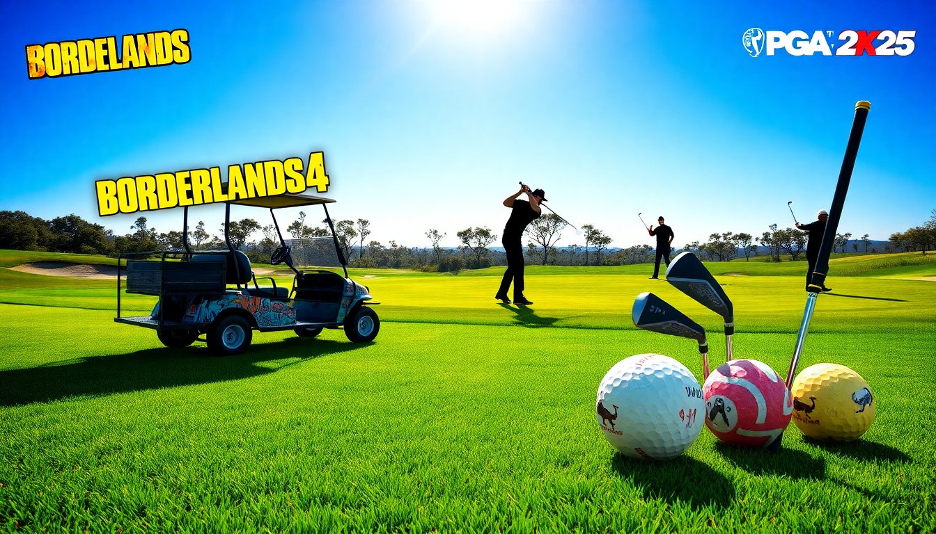 Borderlands 4 e PGA Tour 2K25: un crossover sorprendente