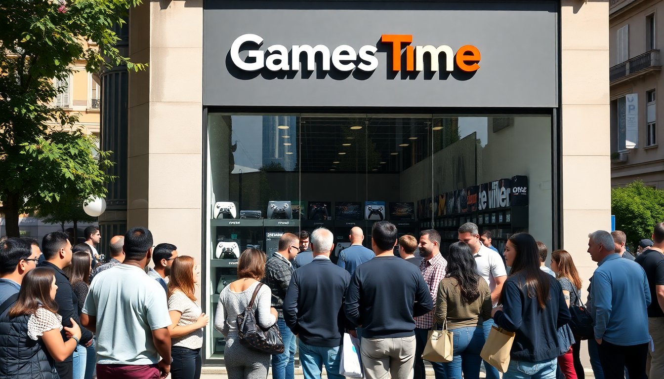 Games Time inaugura un nuovo negozio a Roma Casal Palocco e si espande in Italia