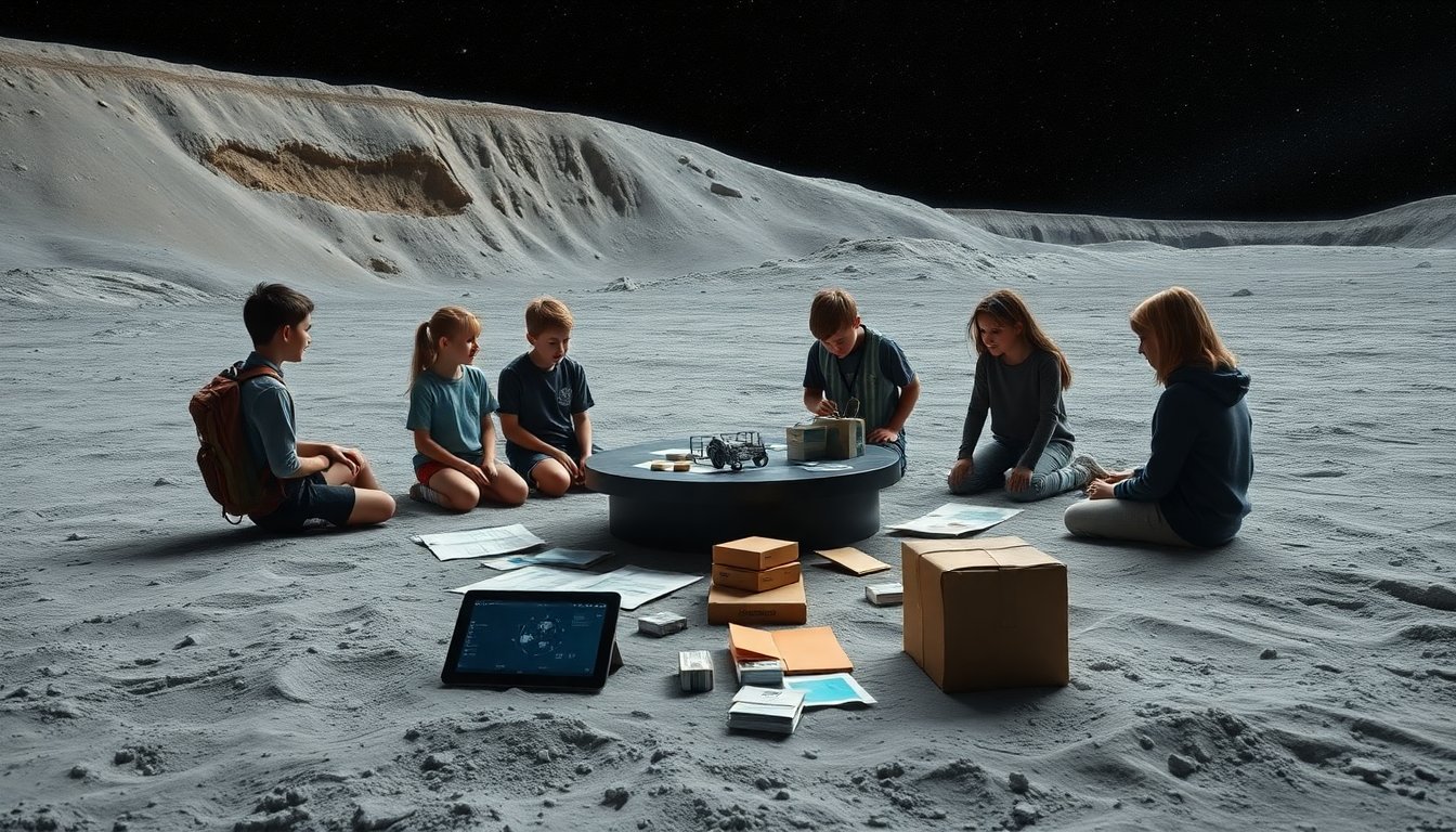 Moon Camp: Crea la tua base lunare nel sistema solare